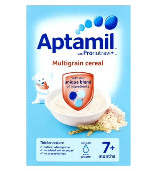 aptamil cereal 4 months